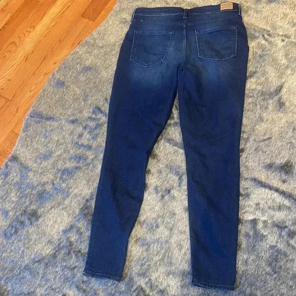 Levi’s strauss signature dark blue wash high  waisted super skinny jeans - Picture 4 of 15